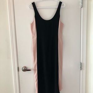 Colour block summer midi dress